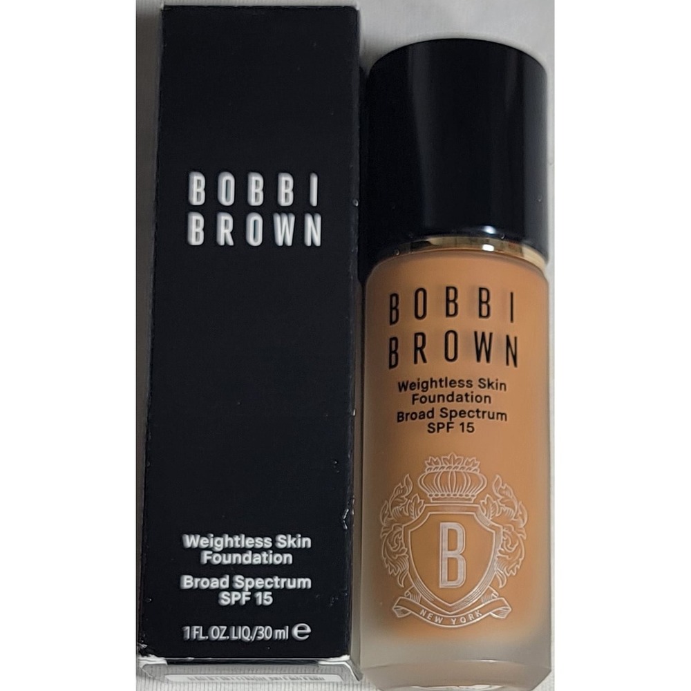 Bobbi Brown Weightless Skin Foundation SPF 15 C-076 Cool Golden 1oz 30ml NEW